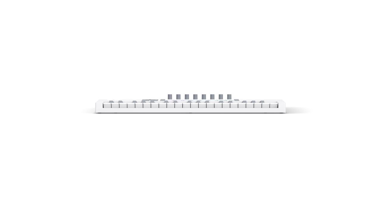 Novation Launchkey Mini 37 MK4 MIDI Keyboard & Controller in White